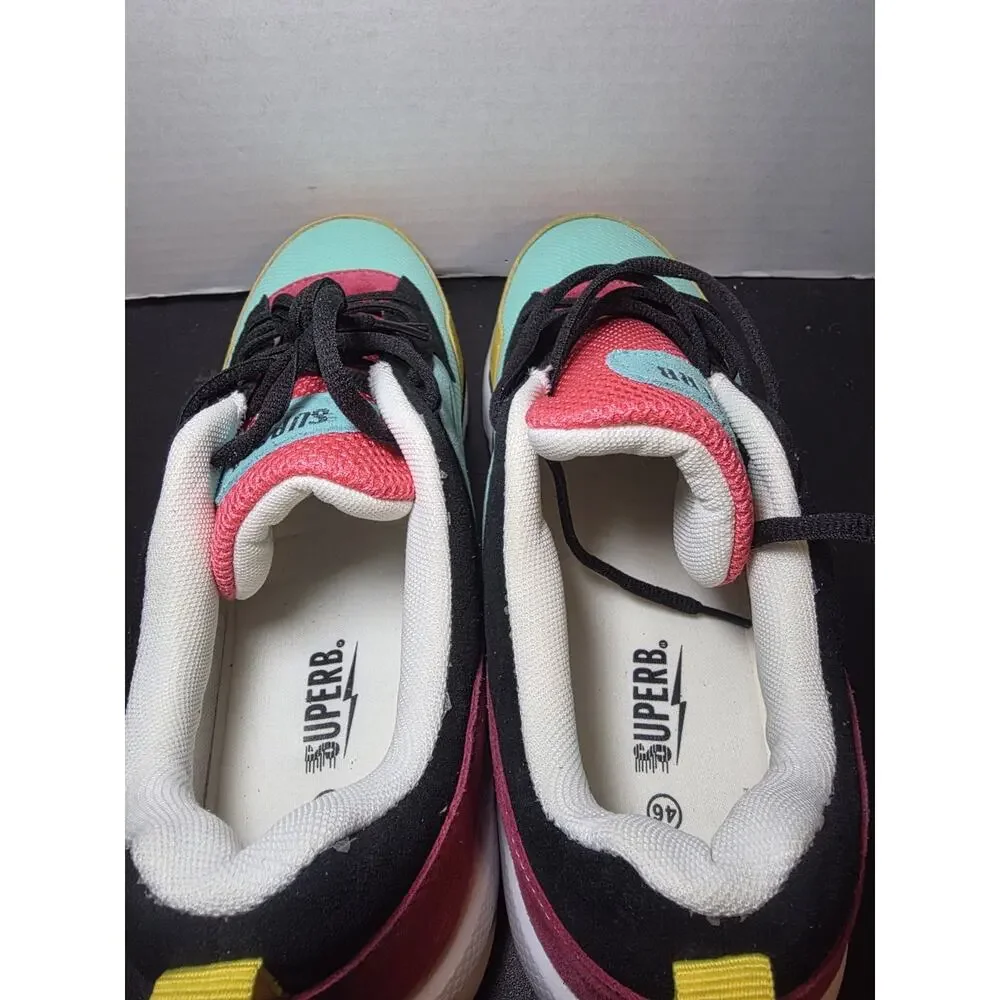 Superb Sportswear Turbo 1 lifestyle running sneakers Multicolor. Size 13